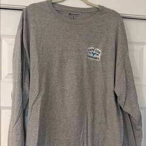 Champion Heather Gray Long Sleeve Tee